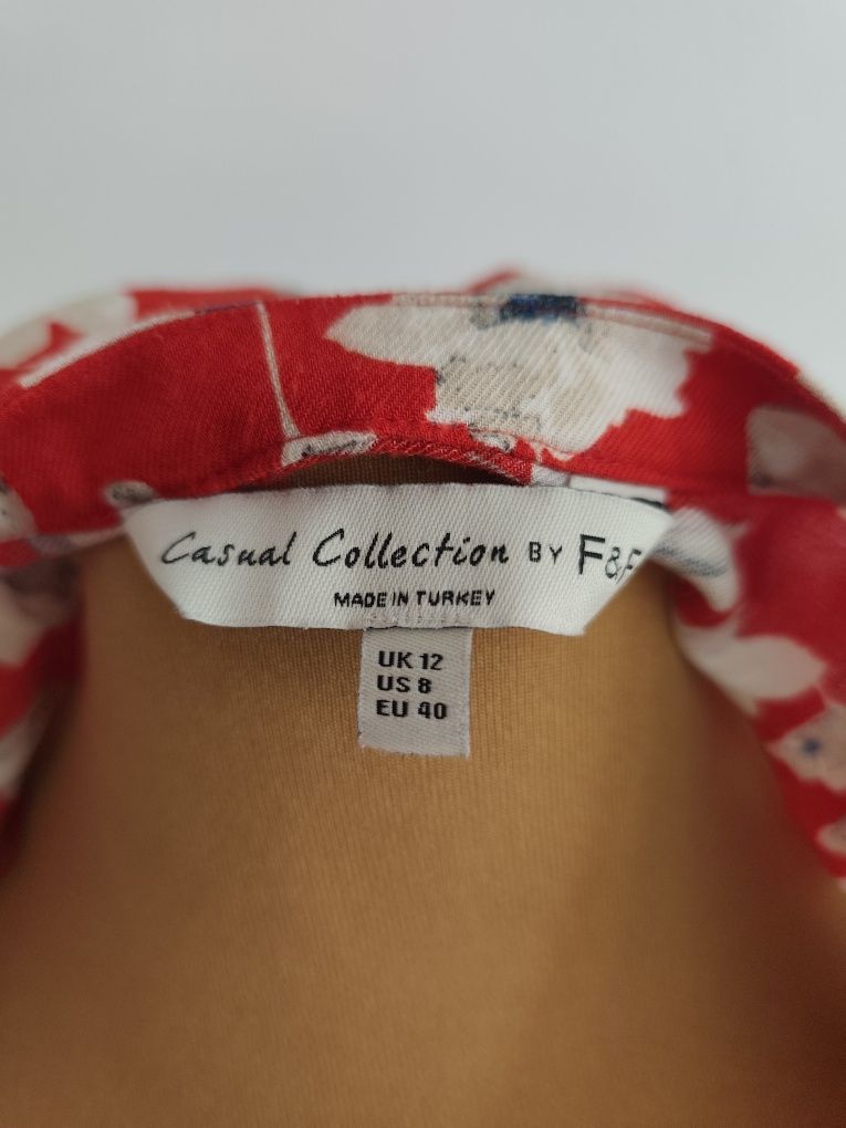 Casual Collection  bluzka w kwiaty r.40