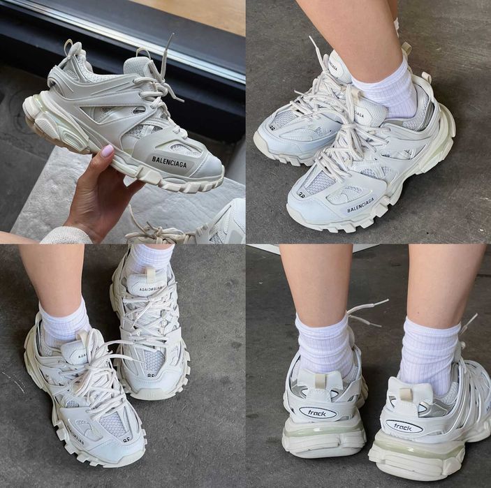 Кроссовки Balenciaga Track 3.0 White 36-45 Новинка Весны! Купить! Топ