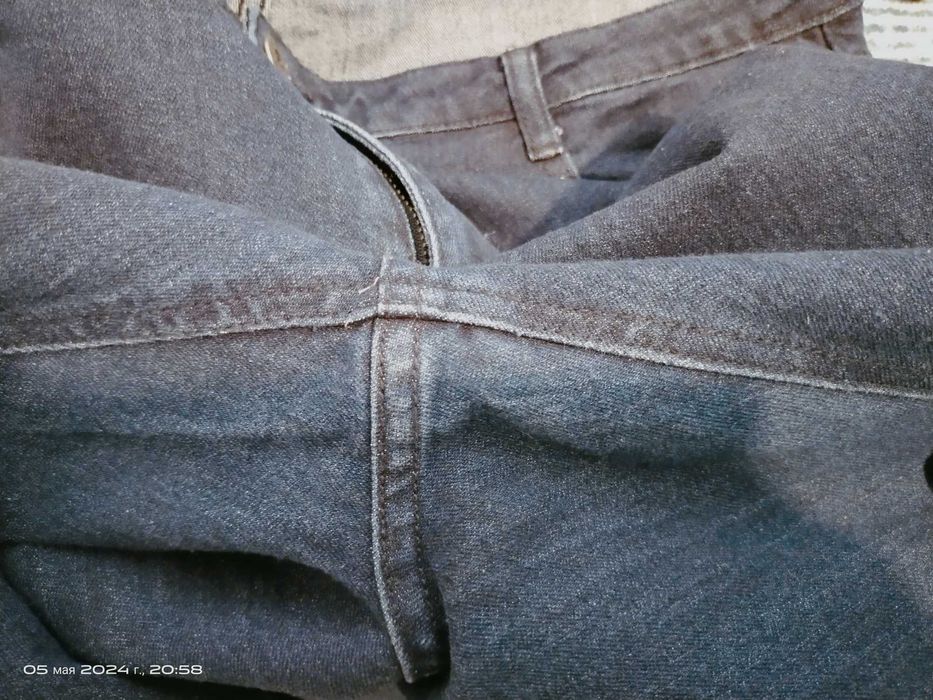 Джинсы синие 56-58  большой размер  батал