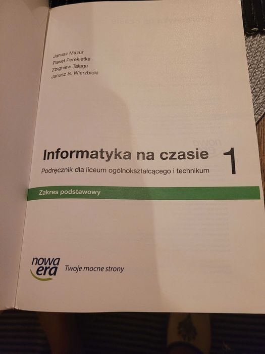 Podręcznik informatyka na czasie 1