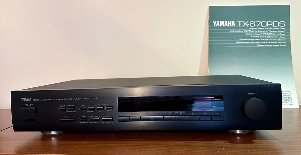 Yamaha TX670RDS tuner FM/AM w idealnym stanie z instrukcją