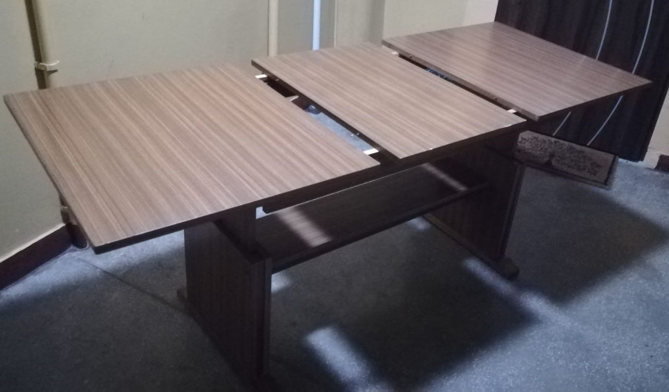 Ława stołowa, duża, rozkładana i podnoszona PRL