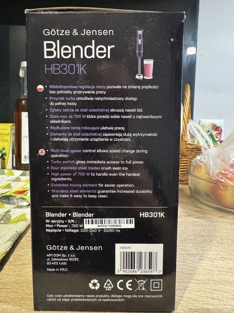 Blender Gotze&Jensen HB301K