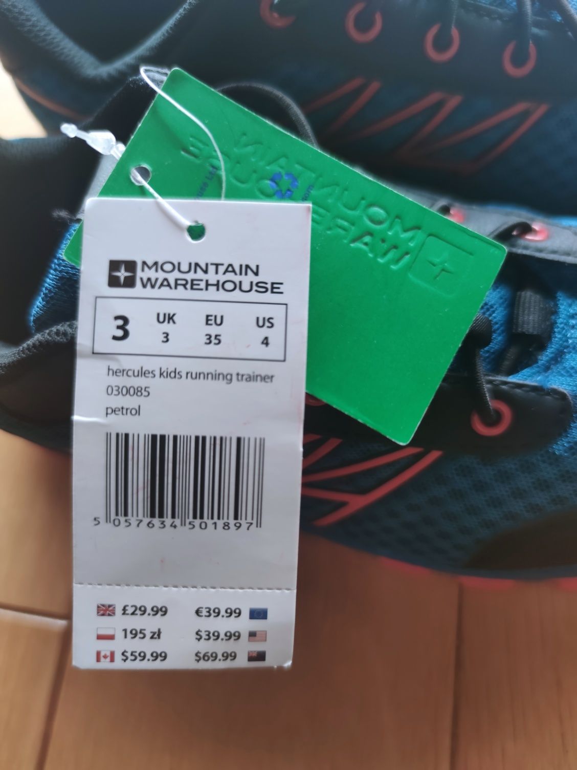 Nowe buty jesień chłopiec sztywna pięta Mountain Warehouse r. 35