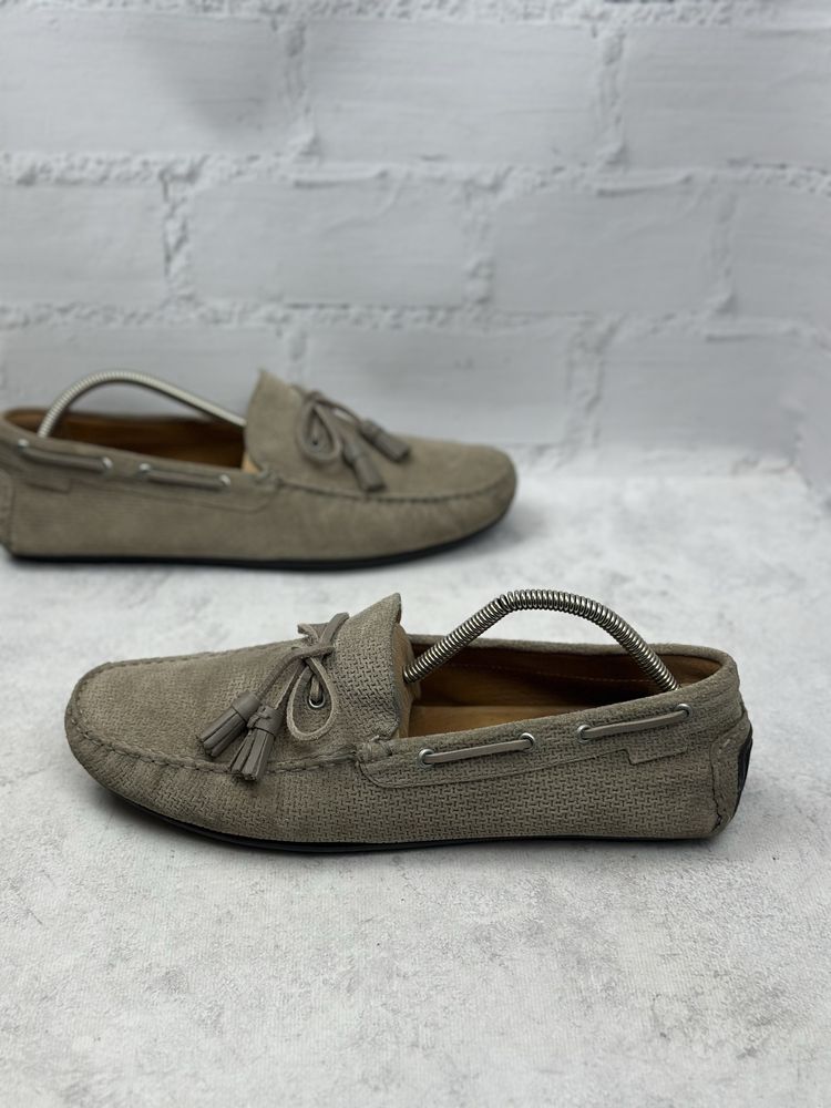 Чоловічі шкіряні топсайдери  Massimo Dutti 45p