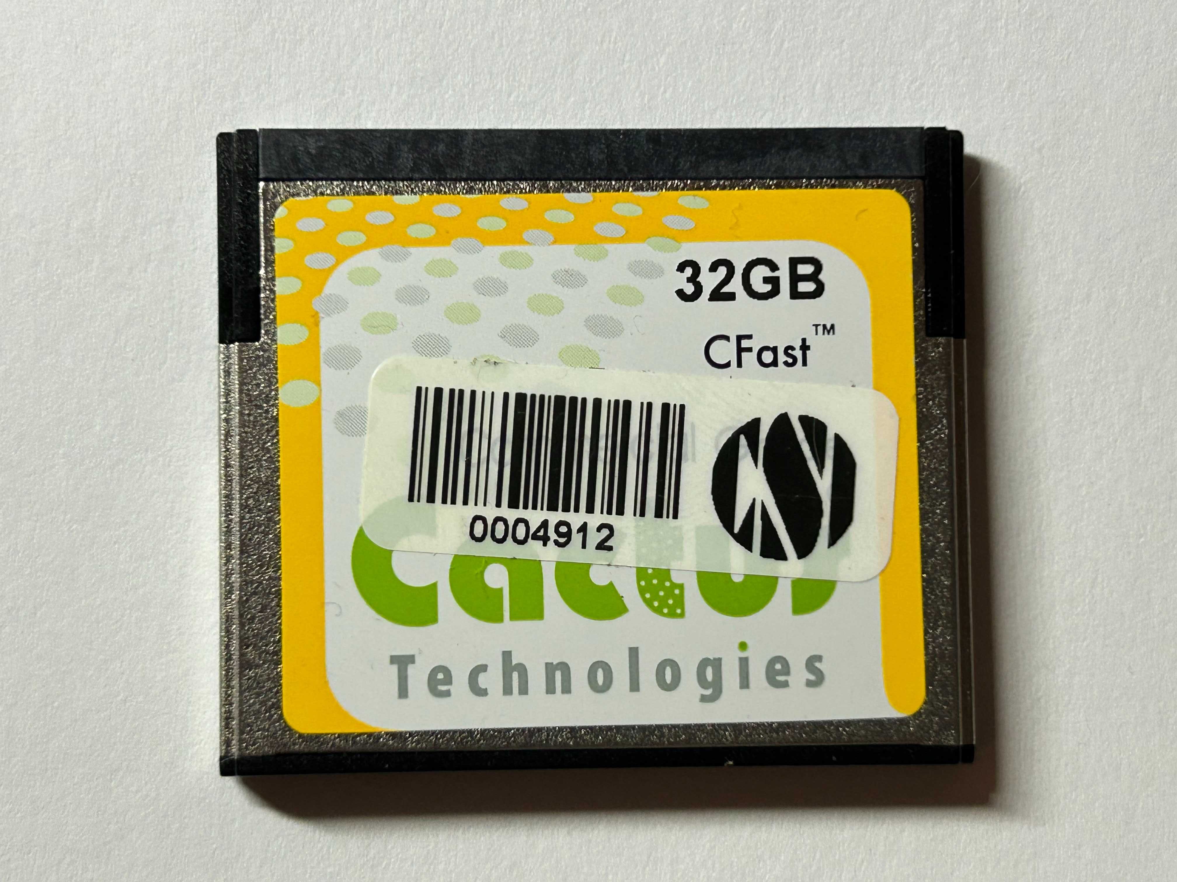 Karta pamięci CFast Cactus Technologies 32GB