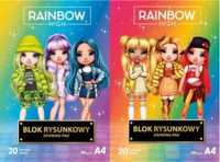 Blok rysunkowy A4/20K rainbow high (10szt) ASTRA