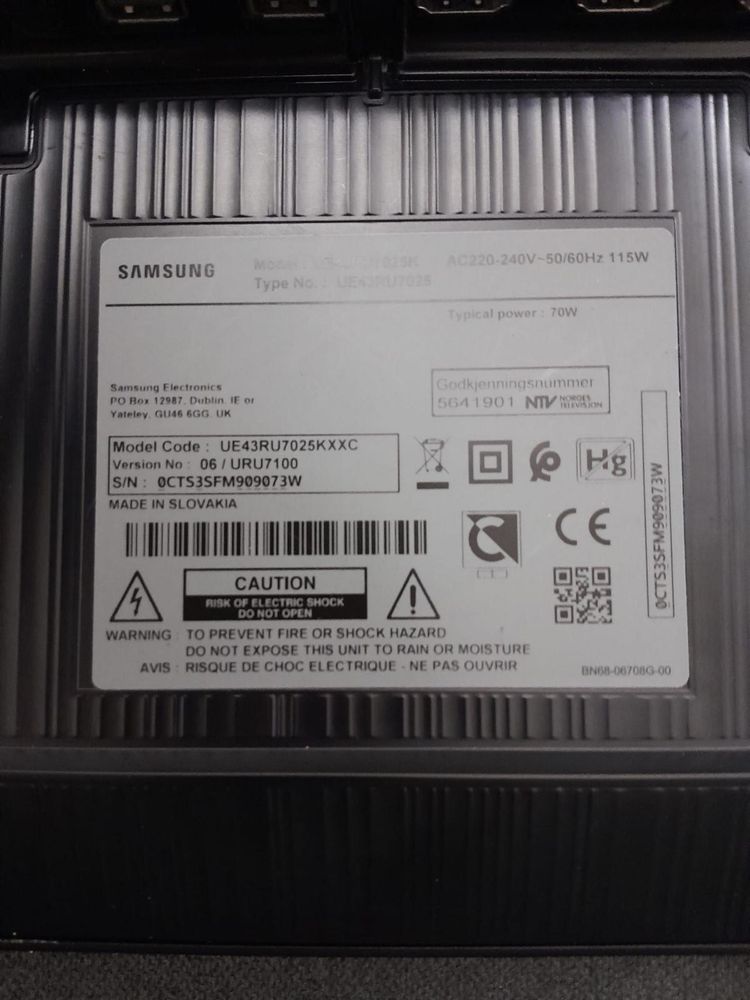 TV Samsung 43 polegadas