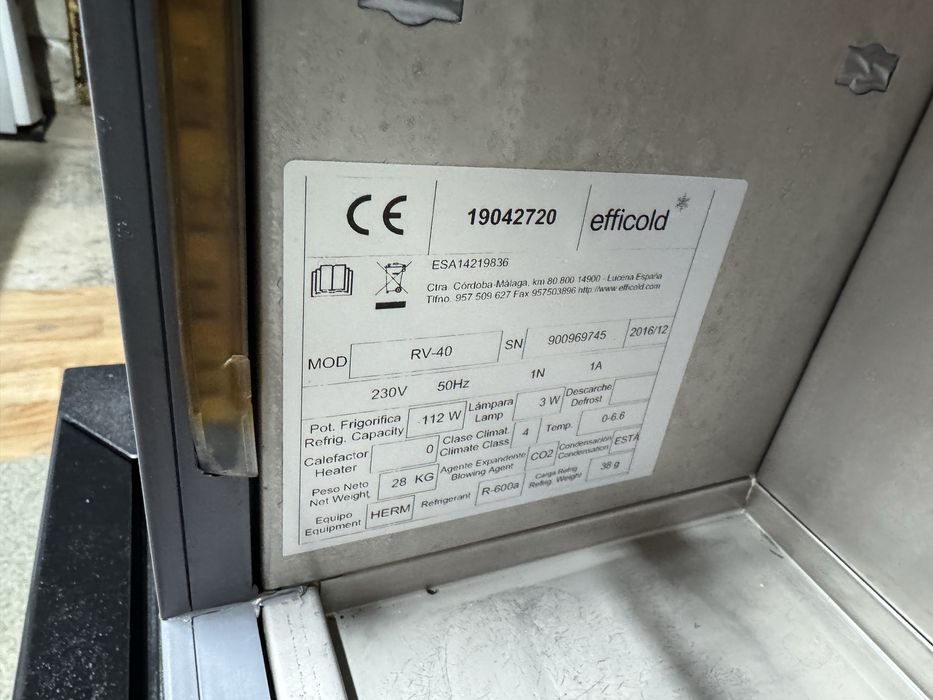 Міні-холодильник вітрина Efficold CocaCola (професійний)