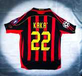 Retro T-shirt Kaka AC Milan «Adidas» Vintage Koszulka Piłka Nożna / L