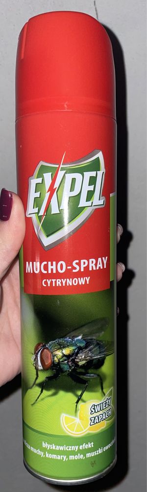 EXPEL mucho spray cytrynowy