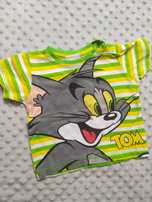 Koszulka paski Tom and Jerry 80 Disney