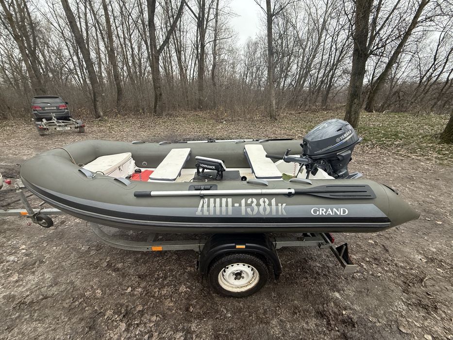 Продам лодку с мотором и эхолотом