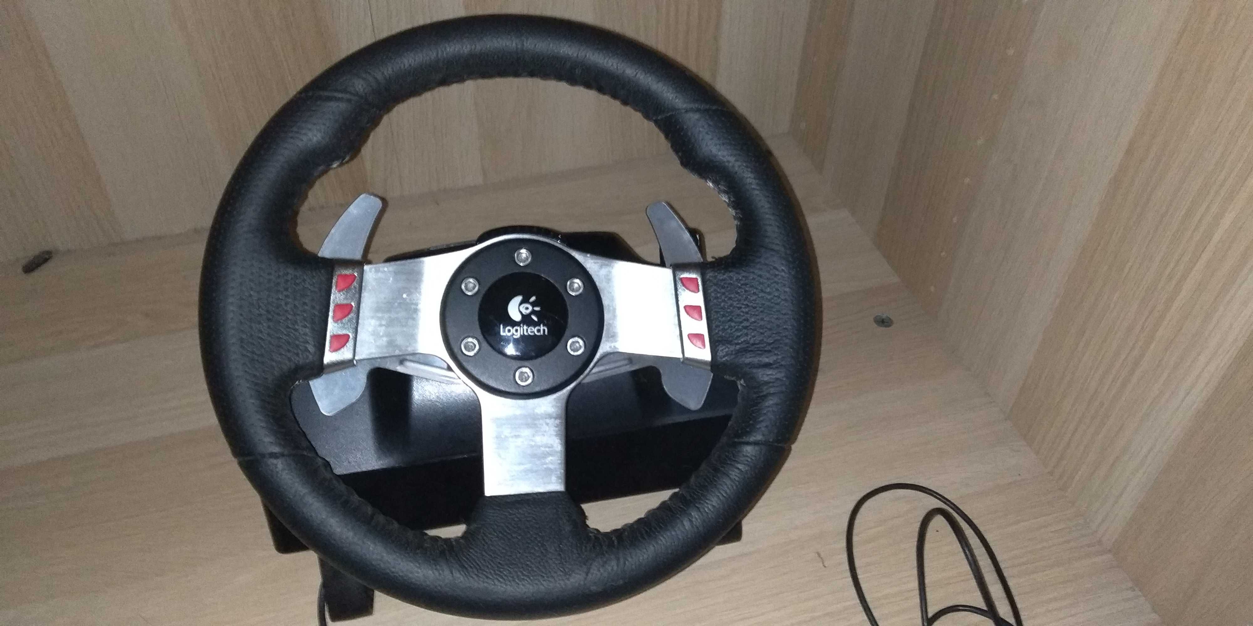Kierownica Logitech G27. Zestaw + dodatki.