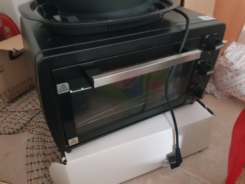 mini forno electrico becken JK2001B 20l usado como novo