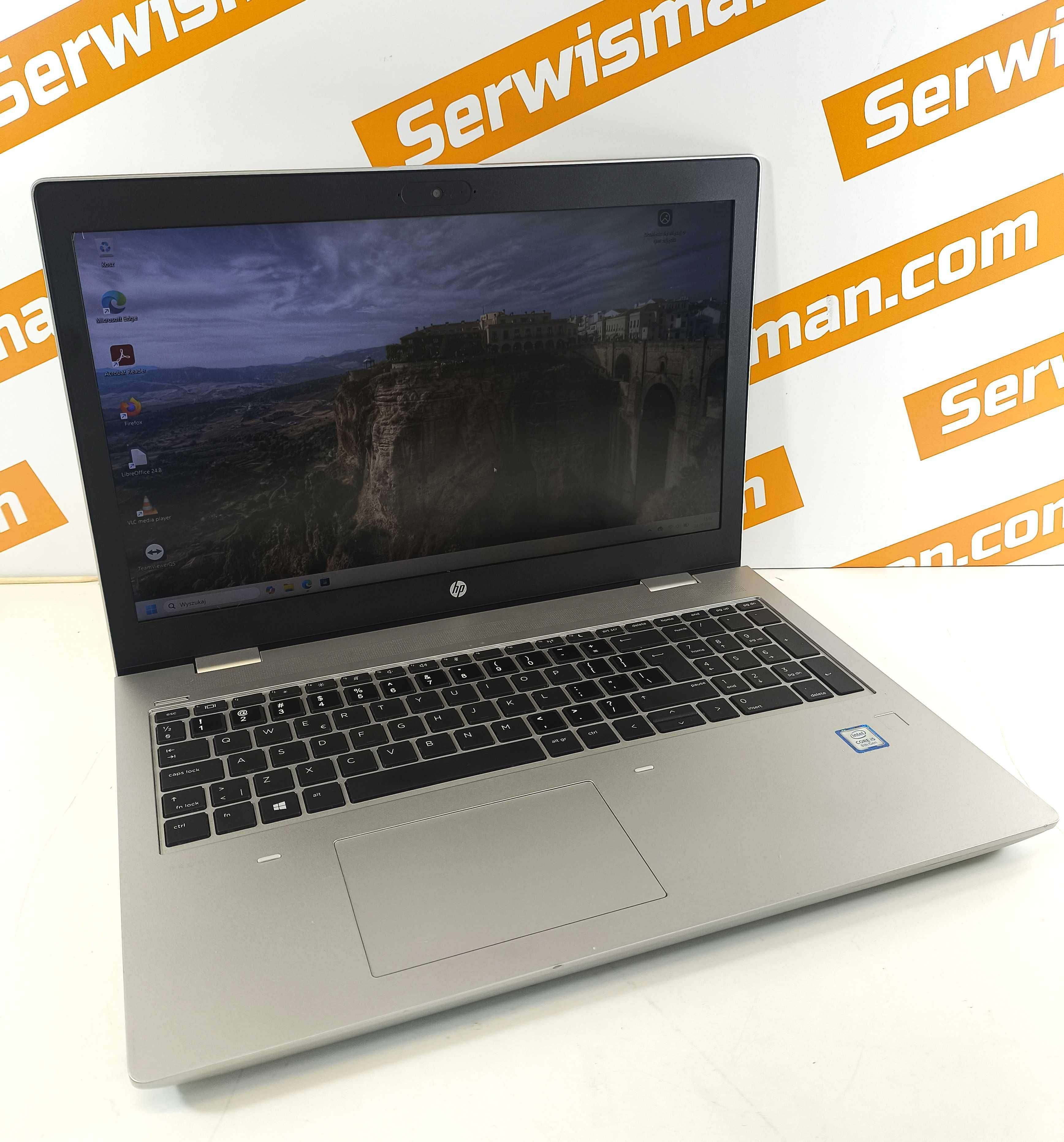 Laptop HP 15,6" Intel Core i5 8 gen. Windows 11 8/256GB FHD FV Vat 23%