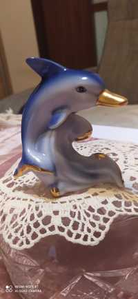 Kolekcjonerska figurka delfin, PRL