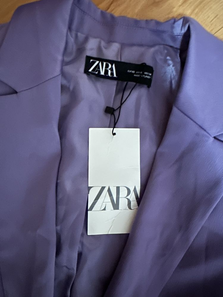 Zara піджак жакет фіолетовий