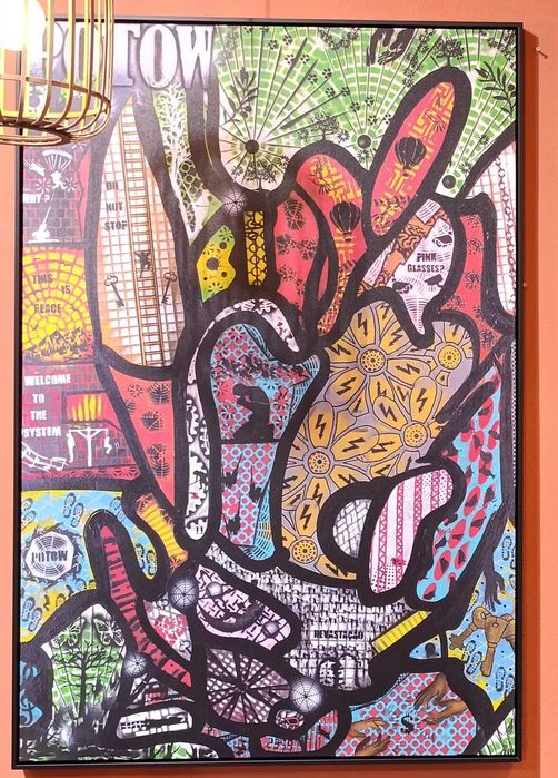 Decoração - impressão em tela - Arte abstrata moderna - POTOW