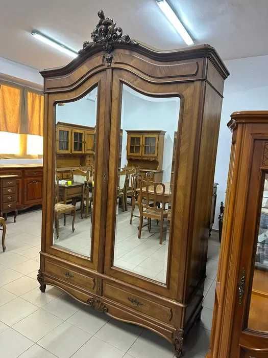 Wyjątkowa szafa-styl Rocaille z dużymi lustrami. Transport cały kraj.