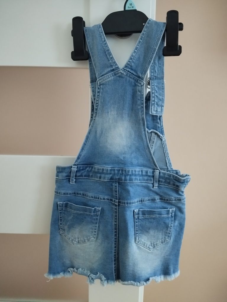 Sukienka ogrodniczka jeans dla dziewczynki 6 lat