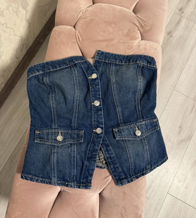 Джинсовий Корсет Zara m-l