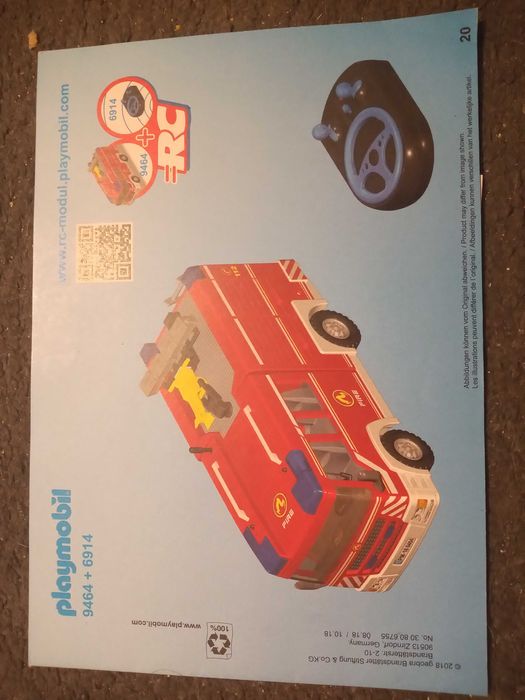 Playmobil 9464 wóz straży pożarnej