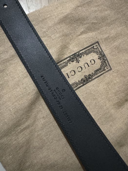 gucci Шкіряний ремінь GG Marmont