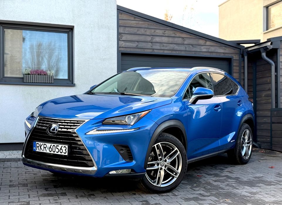 Lexus NX Bezwypadkowy, Powłoka ceramiczna, Niski przebieg, hybryda, bogata wers