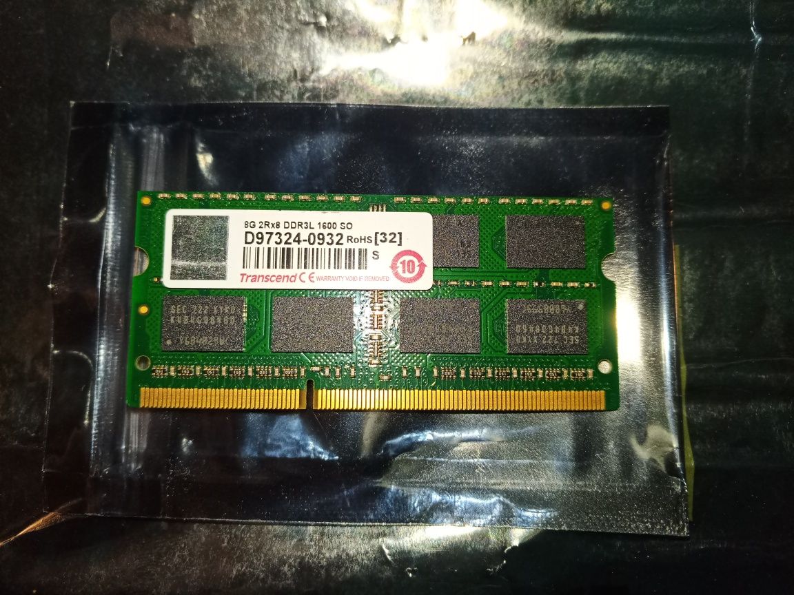 Память для ноутбука 8GB DDR3L SO-DIMM PC3L-12800 1600 оригинал