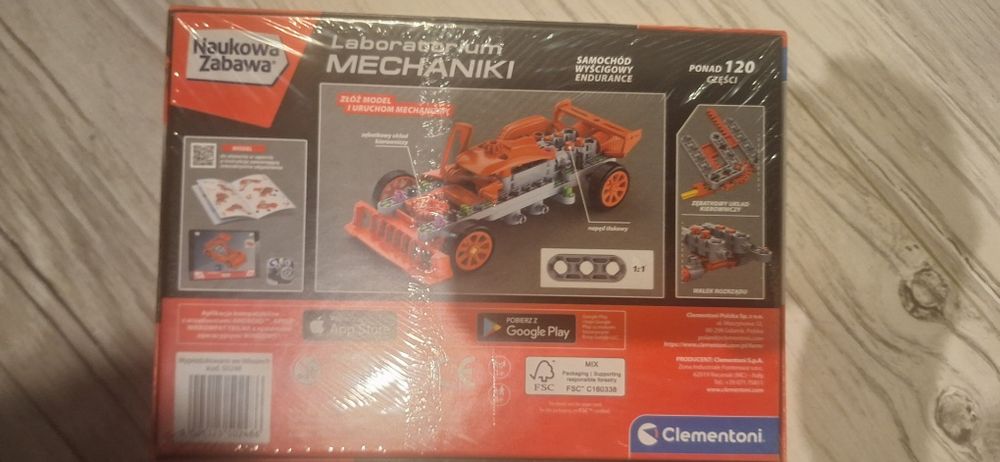 Klocki zabawka laboratorium mechaniki naukowa zabawa