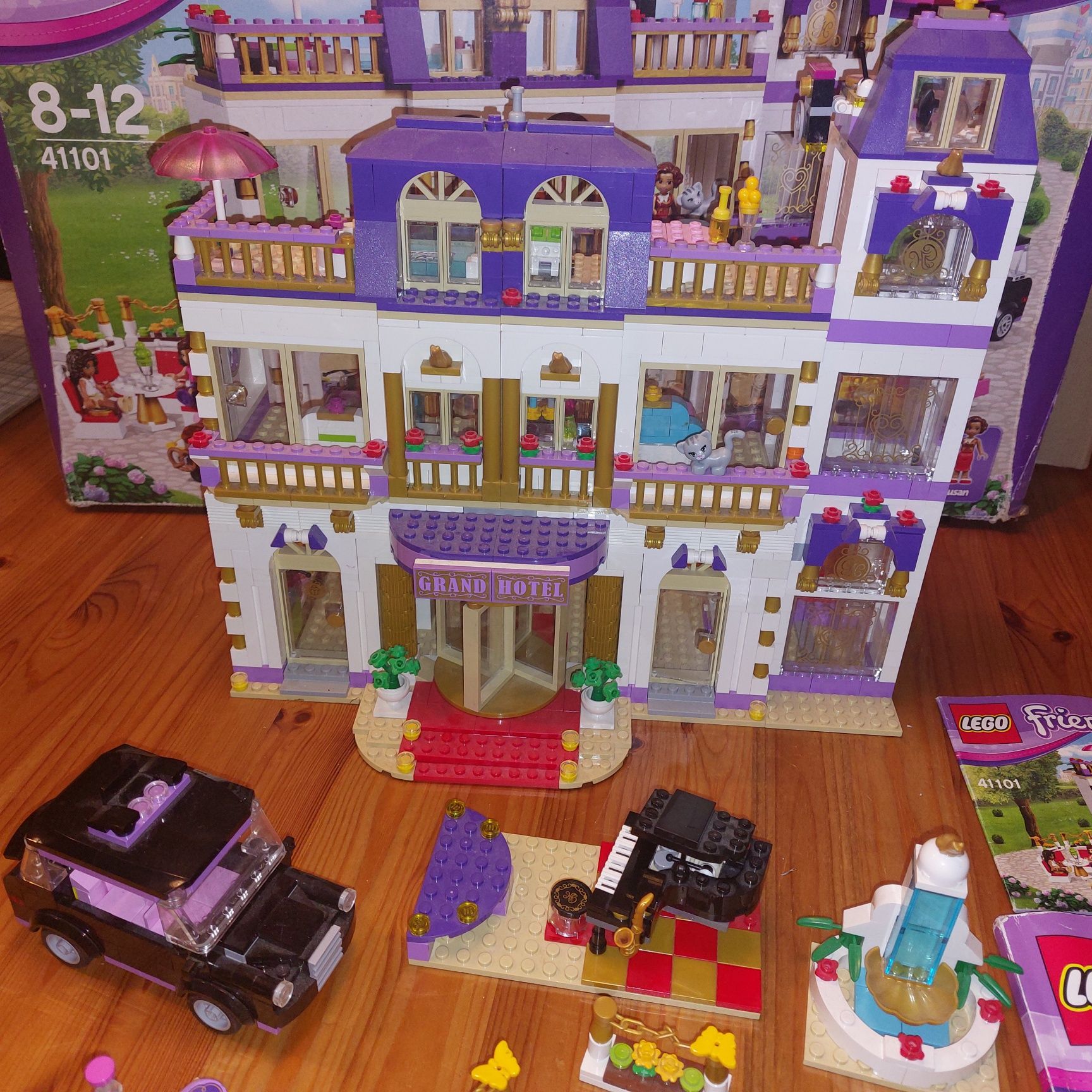 Lego Friends 41101 Grand Hotel + pudełko + instrukcja - kompletne
