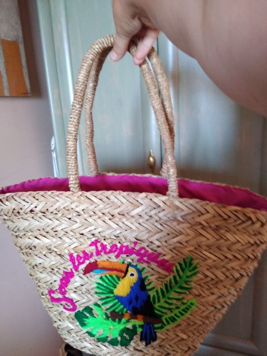 Koszyk torebka torba słomkowy