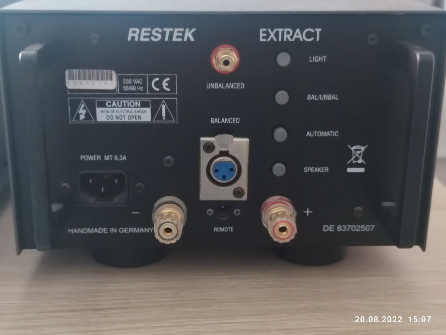 Monobloki Restek Extract -  Stan gabinetowy