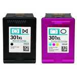 Pack Tinteiros Compatíveis HP 301XL - Preto/Cores