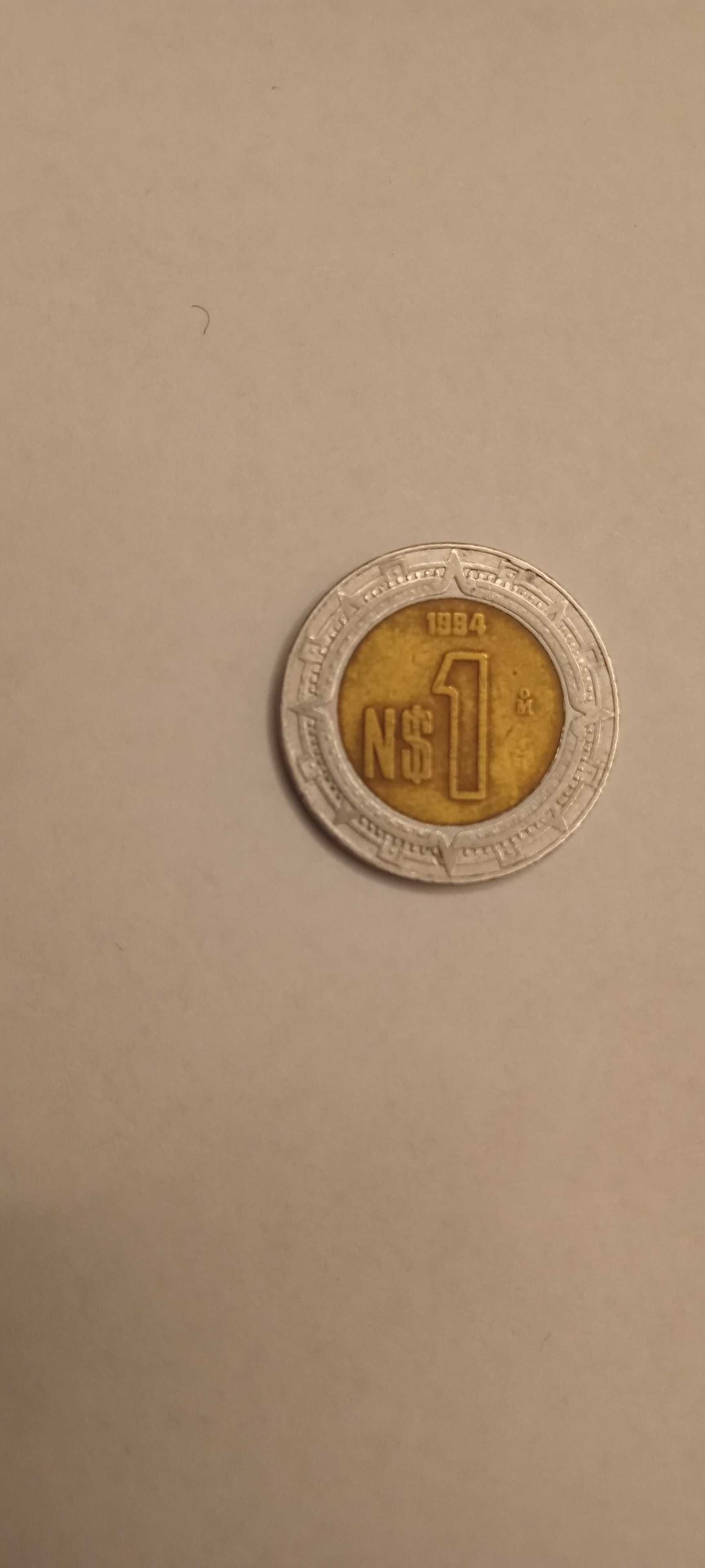 Kolekcjonerska moneta Pesos Mexykanskie