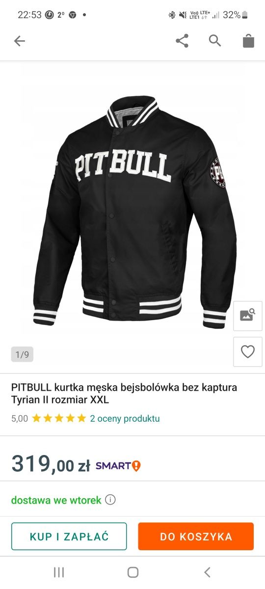 Kurtka wiosenna pit bull