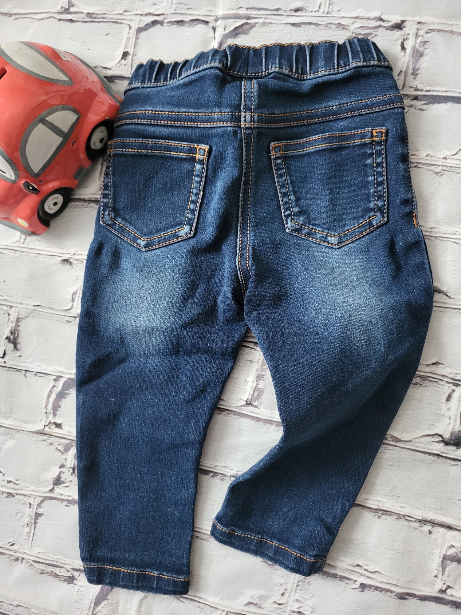 Spodnie jeansowe chłopięce, rozmiar 80 firmy NEXT