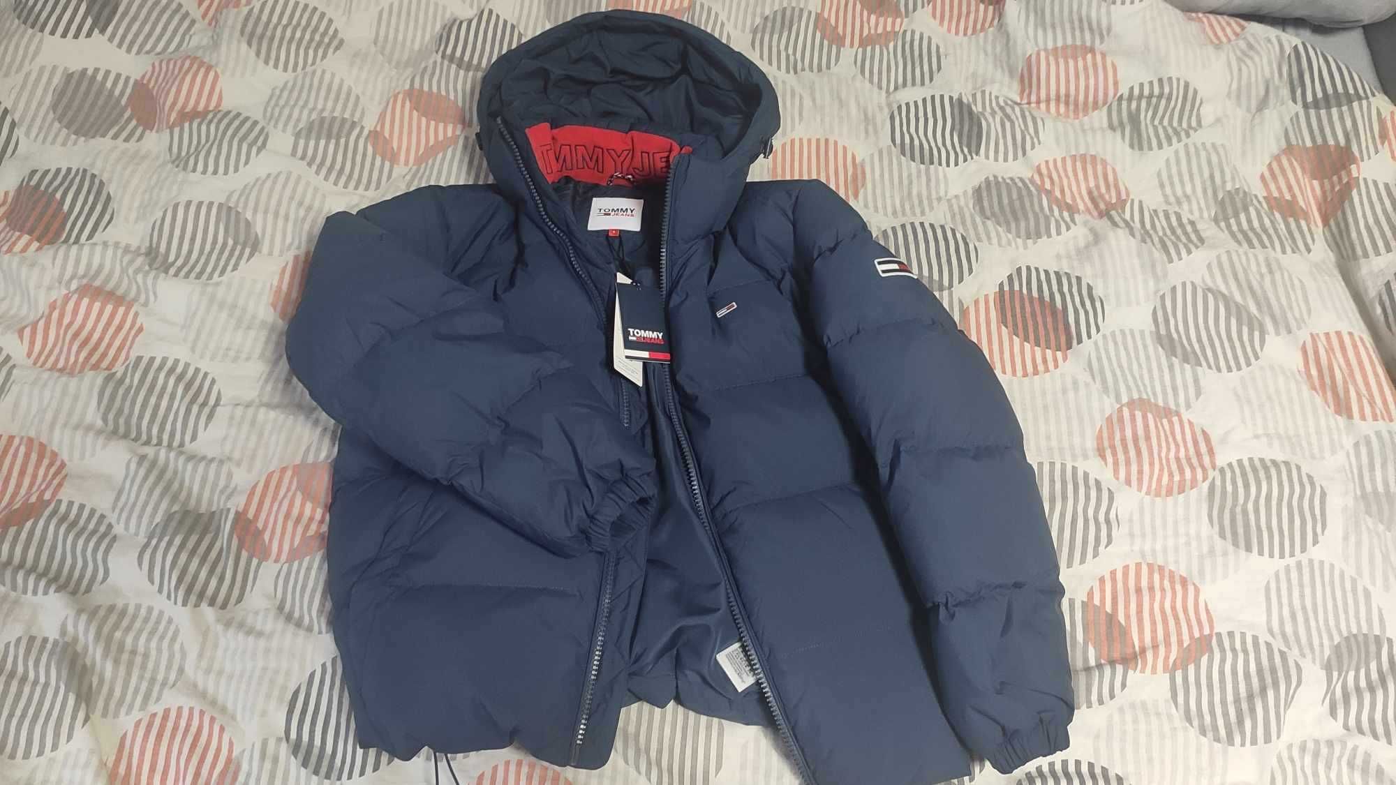 Kurtka Puchowa Tommy Jeans ESSENTIAL JACKET - Roz. S (M) - NOWA - Zima