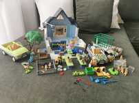 Klocki Playmobil klinika dla zwierząt, auto, zoo,  zwierzęta