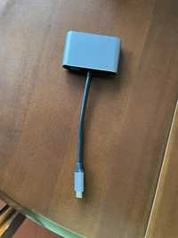 Adaptador USB-C para HDMI, VGA, USB3