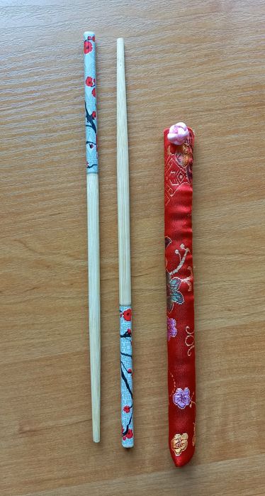 bambusowe PAŁECZKI do SUSHI w oryginalnym etui