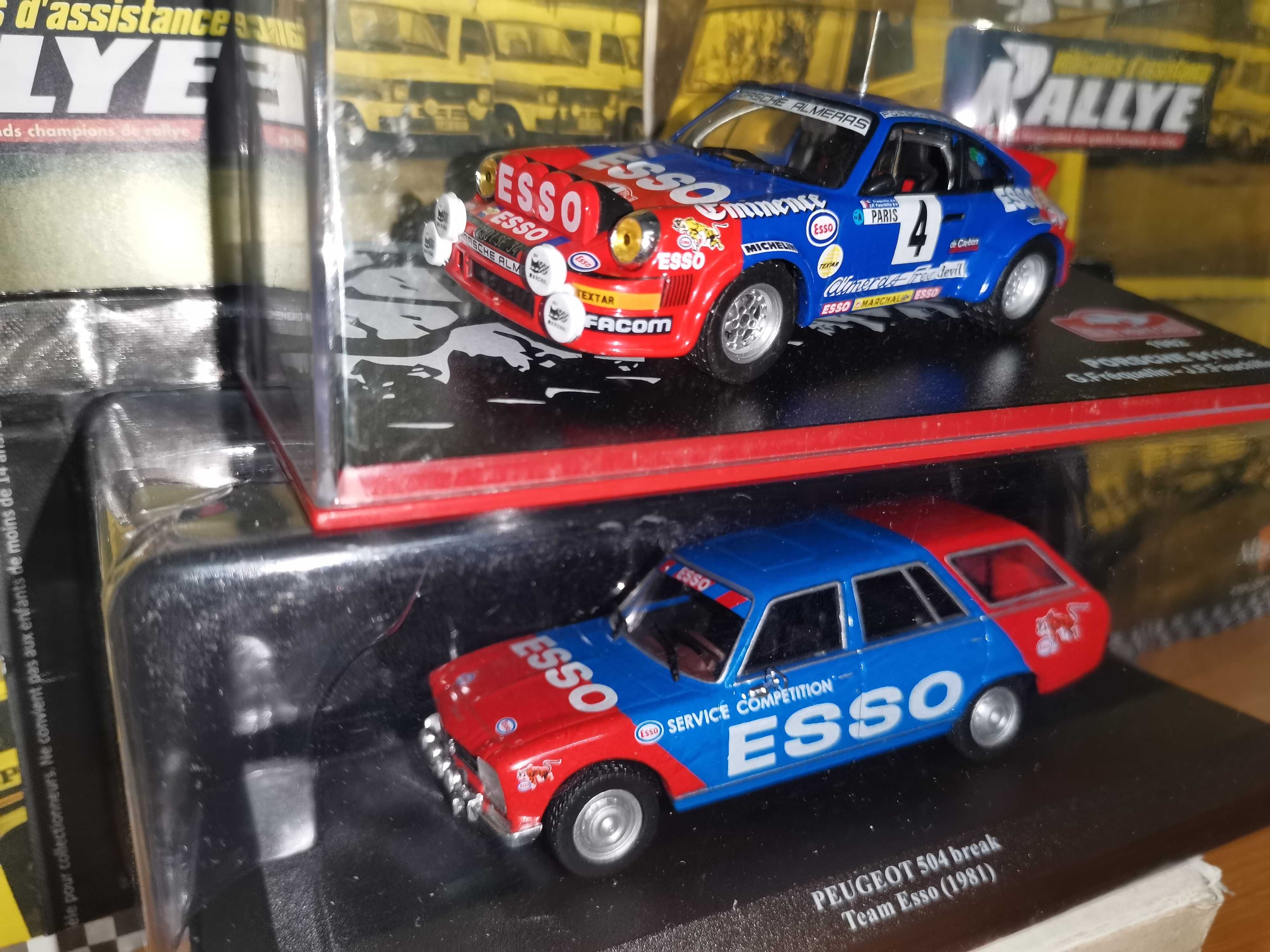 Peugeot 504 Break + Porche 911 SC  
Team ESSO Rally  1:43