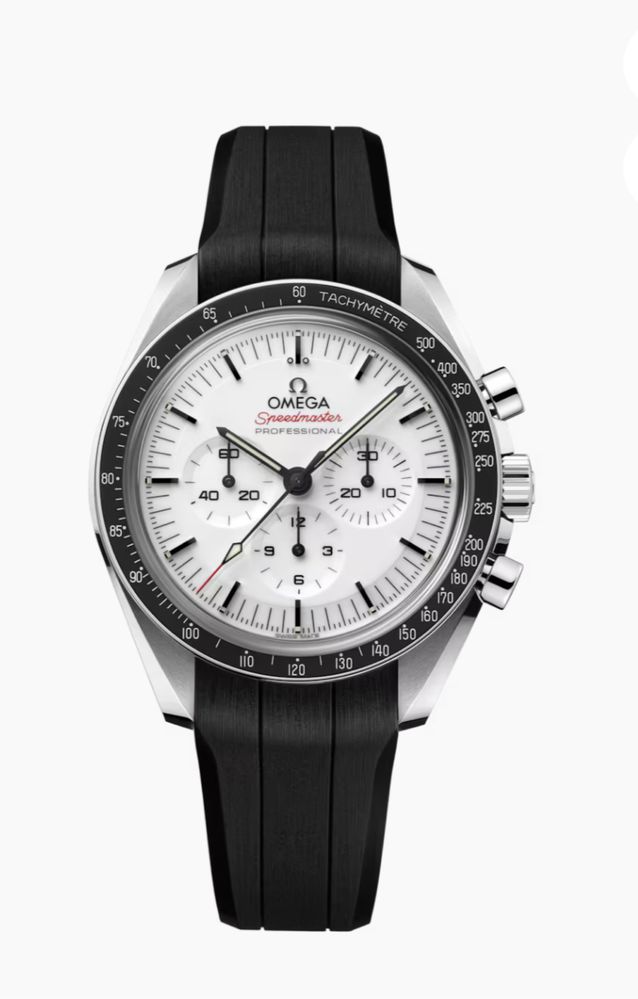 Rubber strap Omega Moonwatch Sapphire