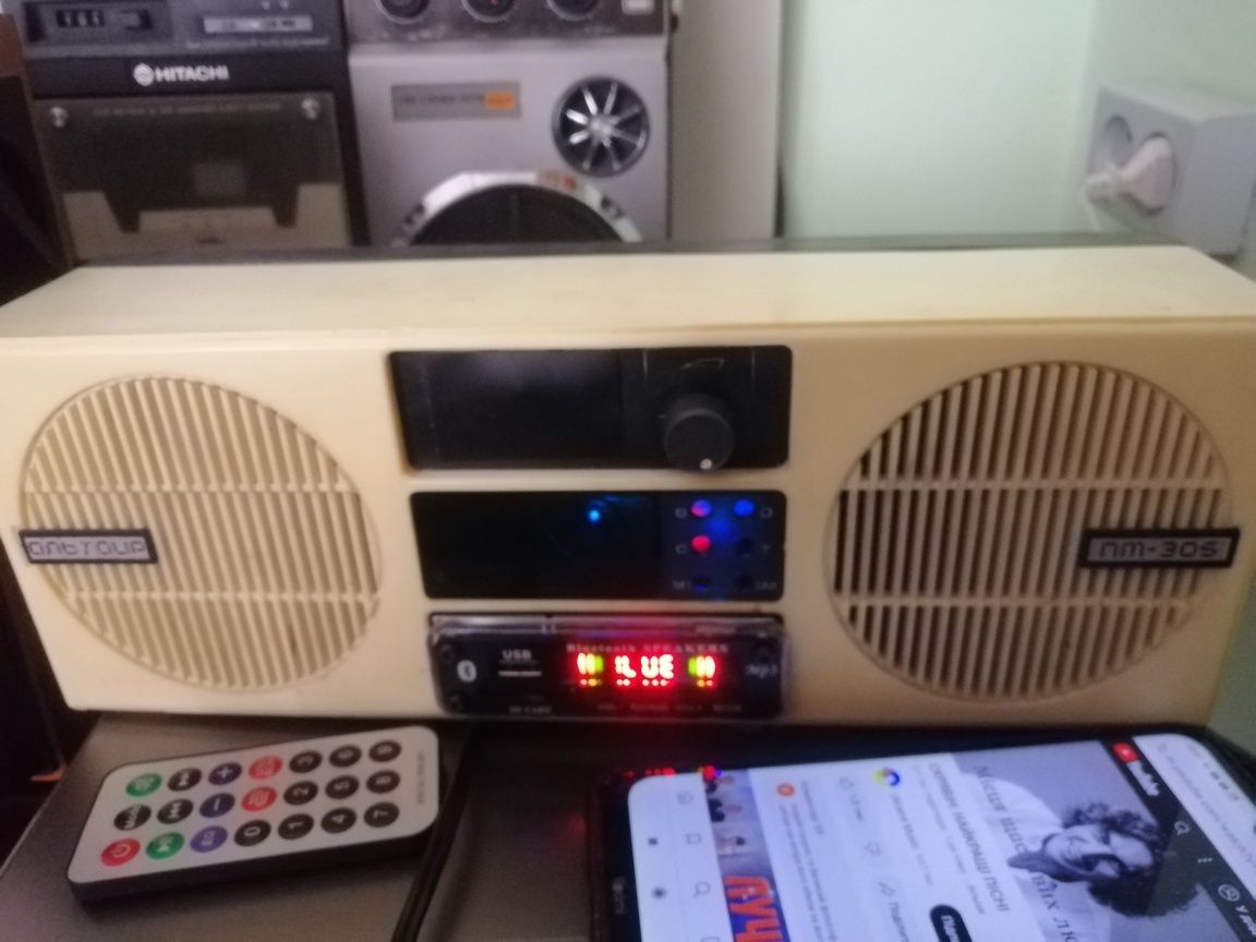 Радіоприймач Альтаир ПТ305 з вмонтованим модулем FM Mp3 Bt AUX SDcard