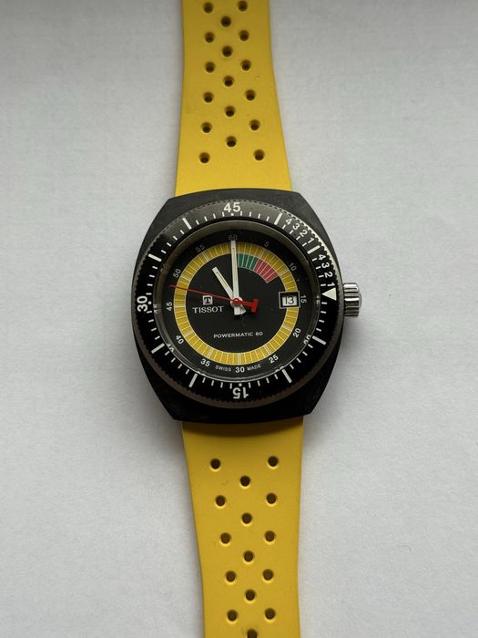 Tisott Sidearl S Powermatic 80.T. Yellow