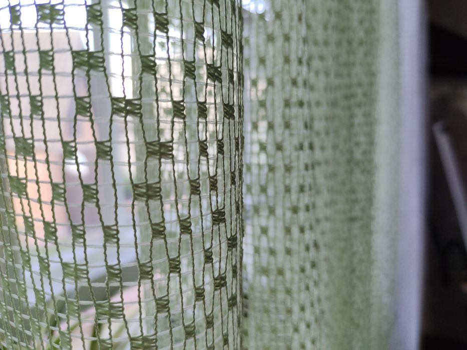 Тюль занавіска для вікон подвійна коротка