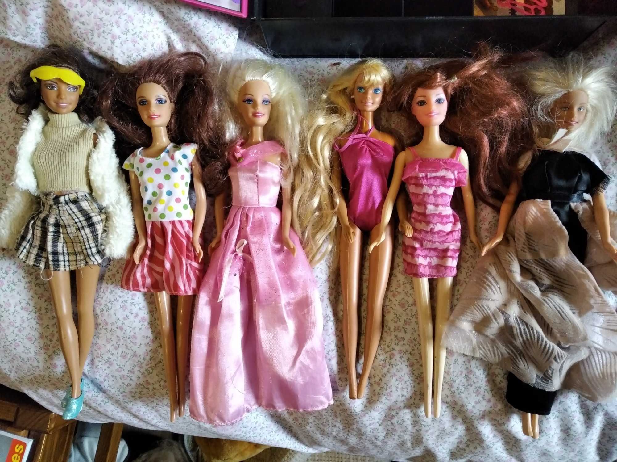 Barbies guarda fatos e acessórios