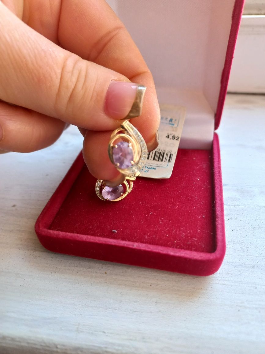 Золоті сережки 585 пр.