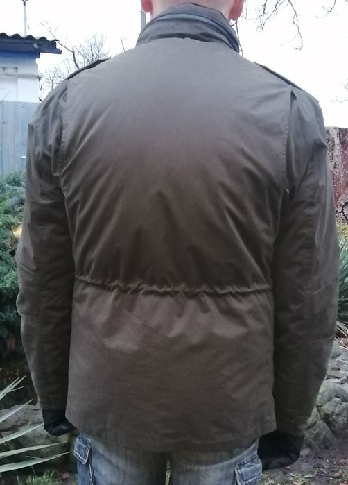 Бушлат M-65 куртка L польова мілітарі комбат хакі танкер парка